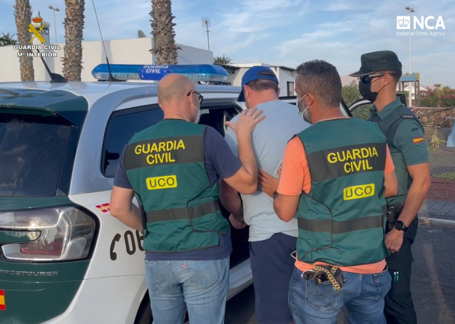 La Guardia Civil Detiene En Lanzarote A Un Miembro De La Organización Criminal Del Clan Kinahan Que Era Investigado Por Las Autoridades Británicas.