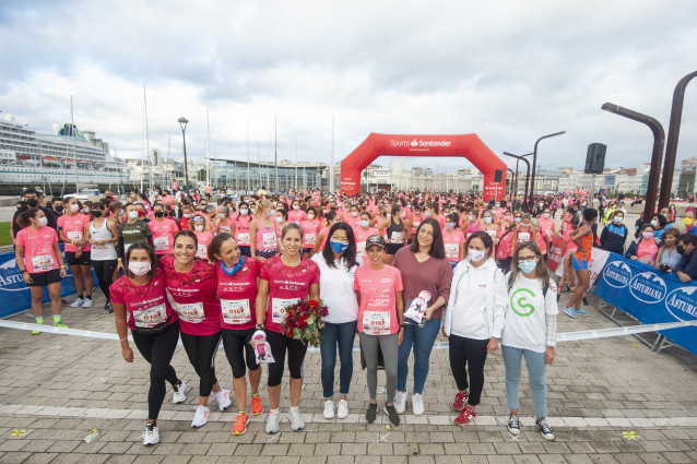 Más de 2.500 participantes participan en A Coruña en la Carrera de la Mujer Central Lechera Asturiana