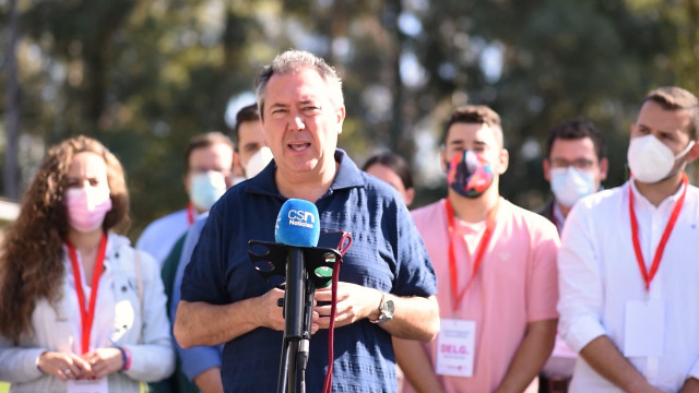 El secretario general del PSOE de Andalucía, Juan Espadas