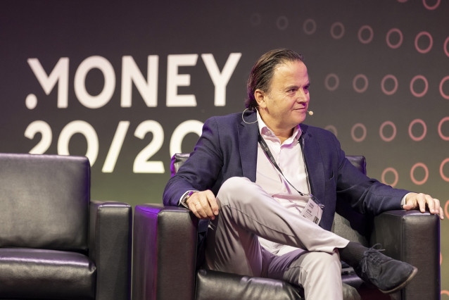 Javier Rodríguez Soler, responsable global de Sostenibilidad de BBVA, durante su participación en Money 20/20.
