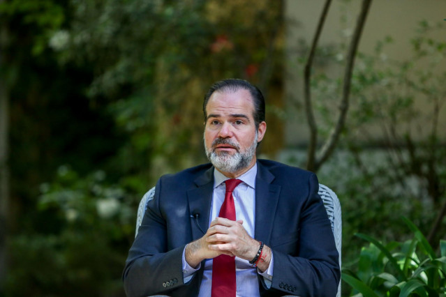 Archivo - El presidente del BID, Mauricio Claver-Carone
