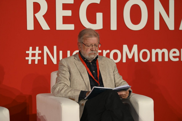 El expresidente de la Junta de Extremadura y Presidente de FUNDCERI, Juan Carlos Rodríguez Ibarra