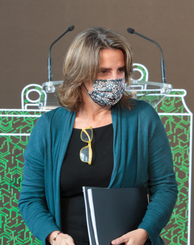 La ministra para la Transición Ecológica y el Reto Demográfico, Teresa Ribera, participa en el acto 