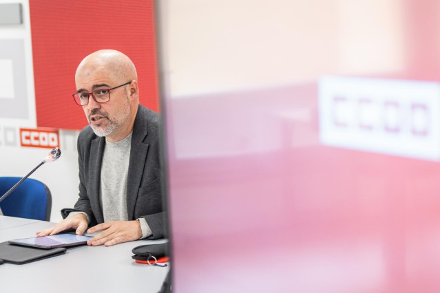 El secretario general de CCOO, Unai Sordo, en una imagen de archivo.