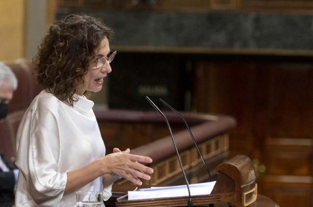 La ministra de Hacienda, María Jesús Montero