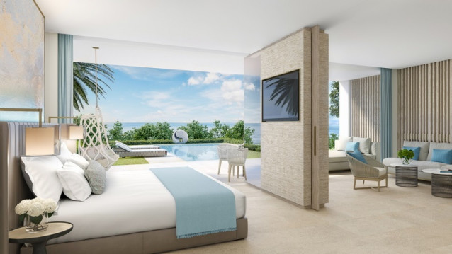 Archivo - Habitación del futuro hotel Ikos Andalucía en Estepona (Málaga).