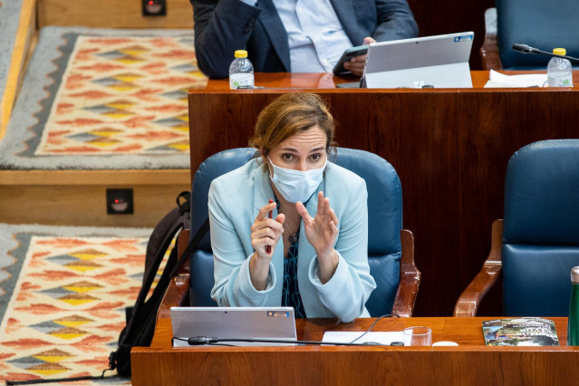 La portavoz de Más Madrid en la Asamblea de Madrid, Mónica García.