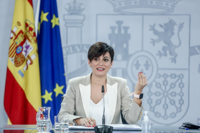 La ministra Portavoz y de Política Territorial, Isabel Rodríguez.