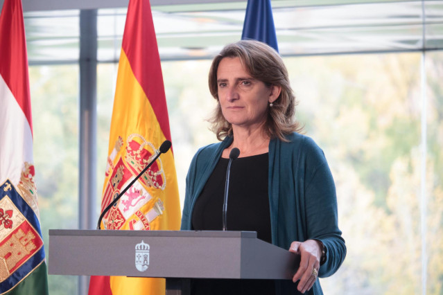 La ministra para la Transición Ecológica y el Reto Demográfico, Teresa Ribera