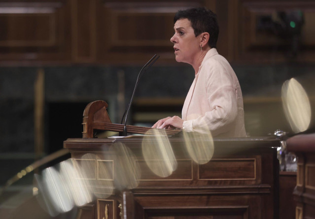 Archivo - La portavoz de EH Bildu en el Congreso, Mertxe Aizpurua.