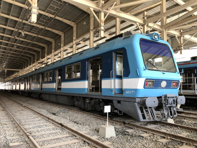 Unidad de CAF para el Metro de El Cairo.