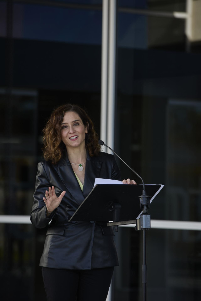 La presidenta de la Comunidad de Madrid, Isabel Díaz Ayuso