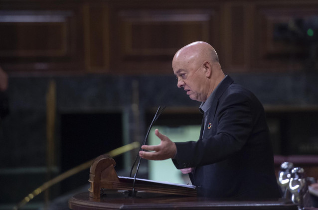 Archivo - El diputado por Guipúzcoa del Grupo Parlamentario Socialista, Odón Elorza González, interviene en una sesión plenaria en el Congreso de los Diputados, a 20 de mayo de 2021, en Madrid, (España).