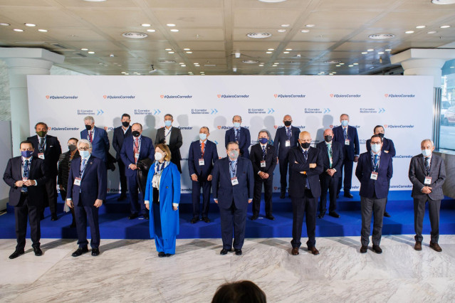 5º Acto Empresarial por el Corredor Mediterráneo y Chequeo Semestral: 'España está perdiendo el tren', en el Palacio Municipal de Ifema, a 10 de noviembre de 2021, en Madrid (España).