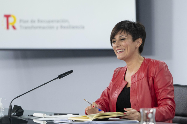 La ministra Portavoz, Isabel Rodríguez