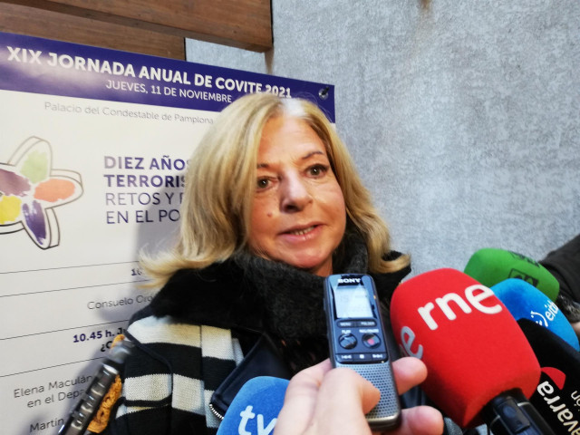 La presidenta de COVITE, Consuelo Ordoñez