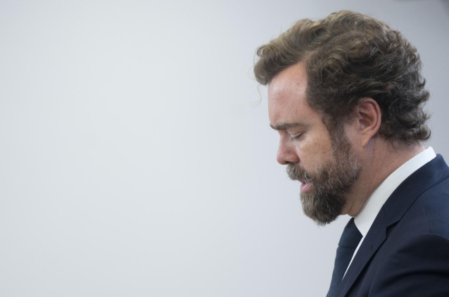 El portavoz de Vox en el Congreso, Iván Espinosa de los Monteros.