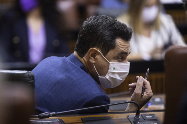 El presidente de la Junta de Andalucía, Juanma Moreno, en una imagen de 28 de octubre.