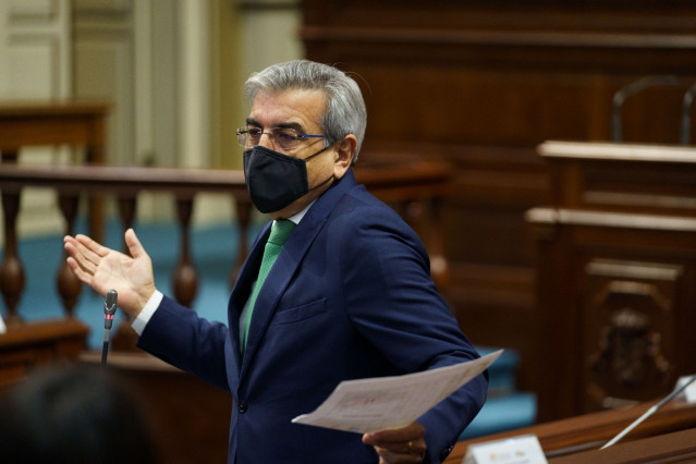 El vicepresidente y consejero de Hacienda, Presupuestos y Asuntos Europeos, Román Rodríguez
