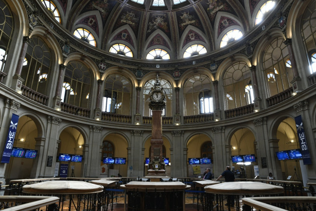 Archivo - Bolsa de Madrid, Ibex-35