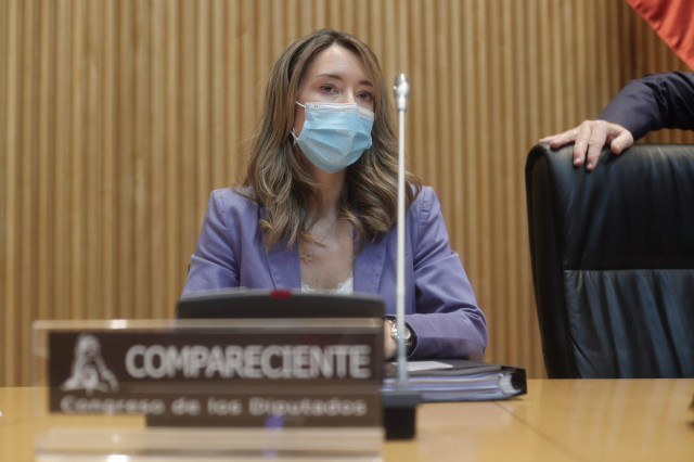 Archivo - La secretaria de Estado de Comercio, Xiana Margarida Méndez Bértolo, ante la Comisión de Defensa
