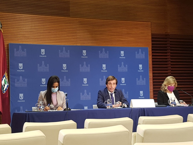 Rueda de prensa posterior a la Junta extraordinaria para la aprobación del proyecto de presupuesto del Ayuntamiento de Madrid para 2022