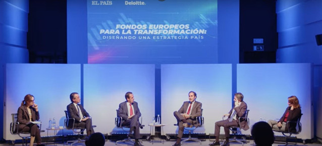 Encuentro 'Fondos europeos para la transformación: diseñando una estrategia país' organizado por El País y Deloitte