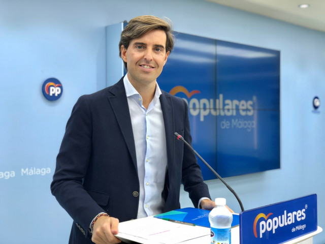 El vicesecretario de Comunicación del PP, Pablo Montesinos, en rueda de prensa.