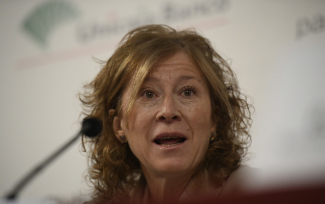 Archivo - La subgobernadora del Banco de España, Margarita Delgado, durante su intervención en un desayuno informativo sobre 'La Unión Bancaria Europea' organizado por el Club de Diálogos para la Democracia, en Madrid (España), a 14 de enero de 2020.