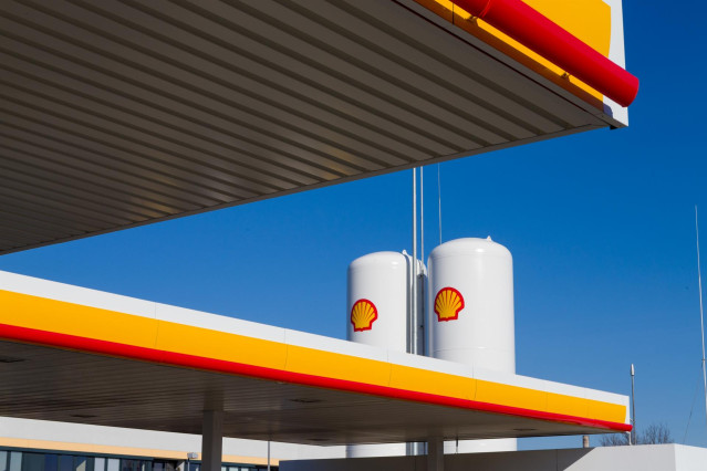 Estación de Shell en Hamburgo (Alemania)