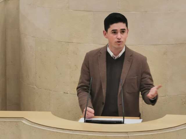 Archivo - El diputado de Cs Diego Marañón.