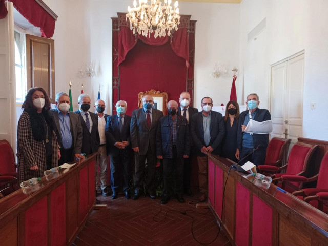 Firma de convenios con regantes en Cuevas del Almanzora, en Almería
