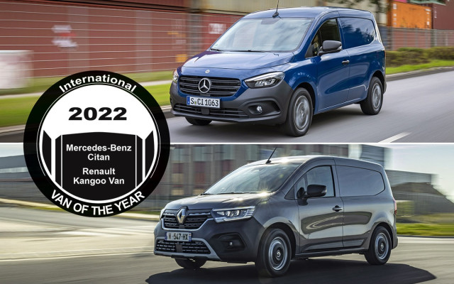 Renault Kangoo y el Mercedes-Benz Citan ganan el premio Van of the year 2022