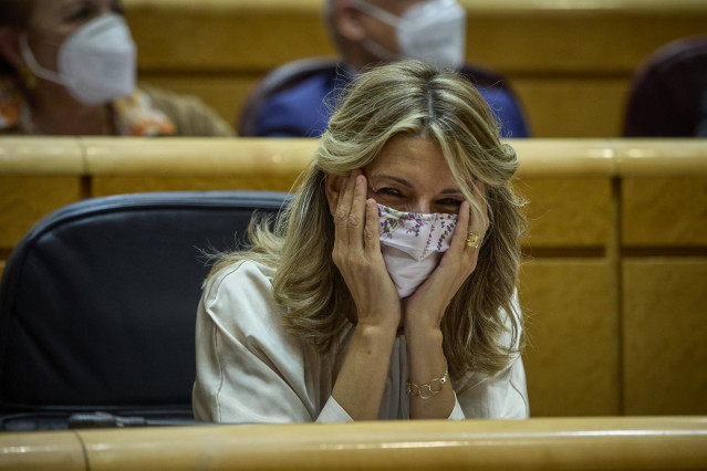 La vicepresidenta segunda y ministra de Trabajo y Economía Social, Yolanda Díaz, en una imagen de achivo.