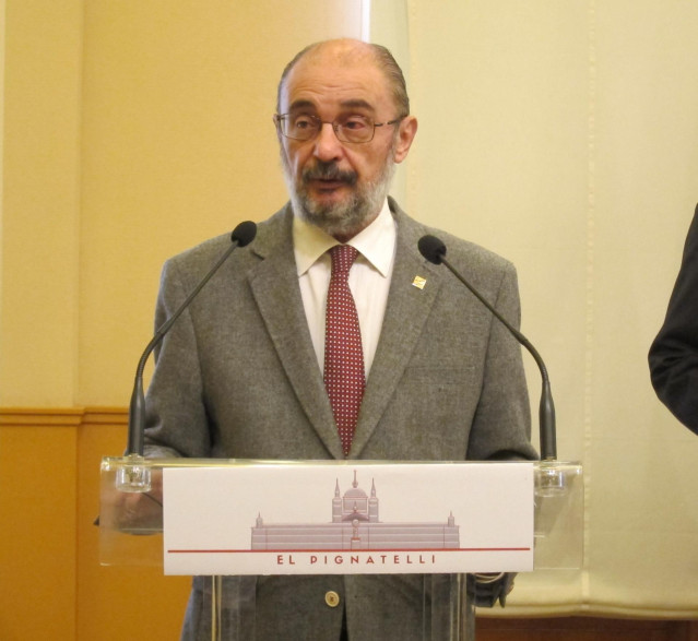 El presidente de Aragón, Javier Lambán.