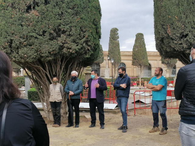 El secretario autonómico Jesús Jurado, durante el inicio del programa de visitas guiadas que organiza la Vicepresidencia del Govern con el Ayuntamiento de Manacor
