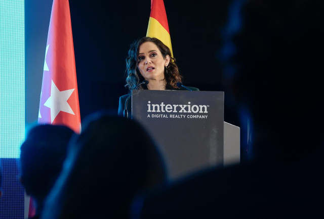 La presidenta de la Comunidad de Madrid, Isabel Díaz Ayuso,  clausura la mesa redonda Digitalización de la Economía y Madrid Capital Digital.