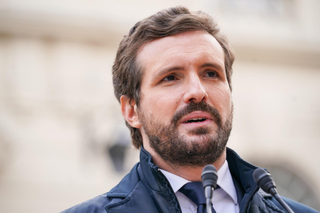 El líder del PP, Pablo Casado.