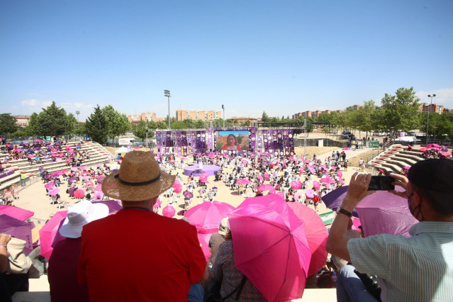 Archivo - Vista general de la IV Asamblea Ciudadana Estatal de Podemos, a 13 de junio de 2021, en el Auditorio Parque de Lucía de Alcorcón, Alcorcón, Madrid, (España). El encuentro se realiza con el fin de cerrar el proceso asambleario y proclamar el resu