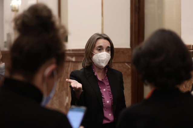 La portavoz parlamentaria del PP, Cuca Gamarra, en el Congreso de los Diputados, a 22 de noviembre de 2021, en Madrid, (España)