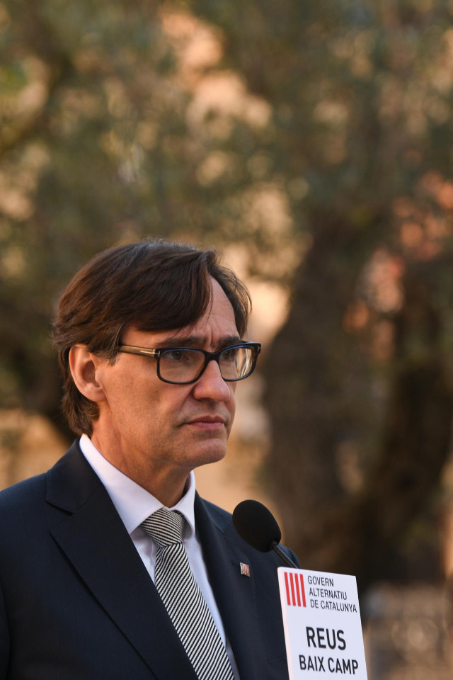 El presidente del Grupo Parlamentario Socialistes i Units per Avançar, Salvador Illa.