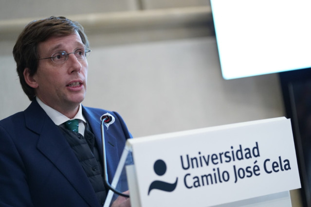 El alcalde de Madrid, José Luis Martínez-Almeida, en la clausura las XIX Jornadas de Medio Ambiente y Desarrollo Sostenible