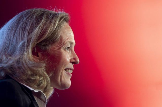 La vicepresidenta primera y ministra de Asuntos Económicos y Transformación Digital, Nadia Calviño