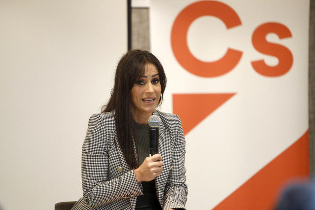 La vicealcaldesa de Madrid y coordinadora de Ciudadanos en Madrid, Begoña Villacís, en Palma, Mallorca, Baleares (España).