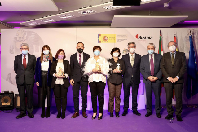 Acto de entrega de los Reconocimientos Menina Euskadi 2021 en Bilbao con la presencia del delegado del Gobierno en el País Vasco, Denis Itxaso
