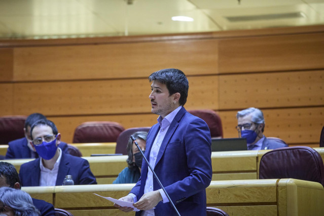 El portavoz de Más Madrid en la Asamblea de Madrid, Pablo Perpinyà