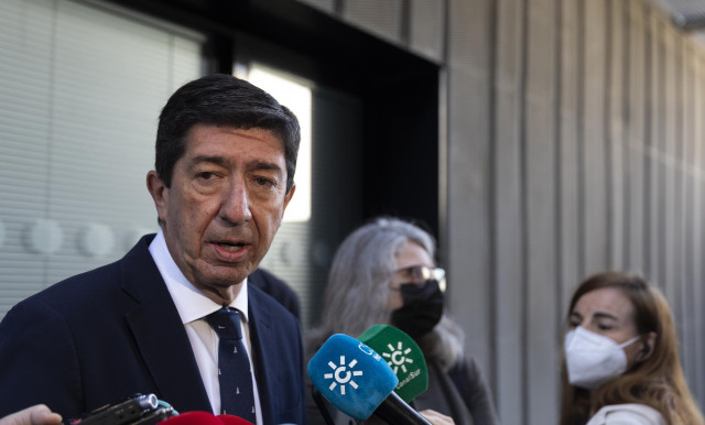 El vicepresidente de la Junta de Andalucía y consejero, Juan Marín, en una imagen de archivo.