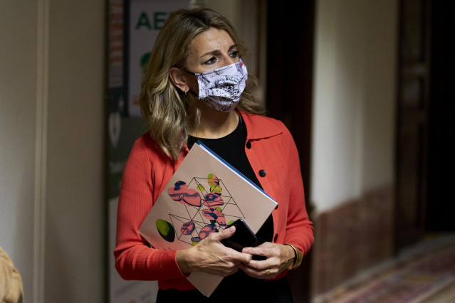 La vicepresidenta segunda del Gobierno y ministra de Trabajo, Yolanda Díaz, en una imagen de archivo.