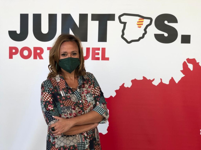 Archivo - La secretaria general del PSOE Teruel, Mayte Pérez.