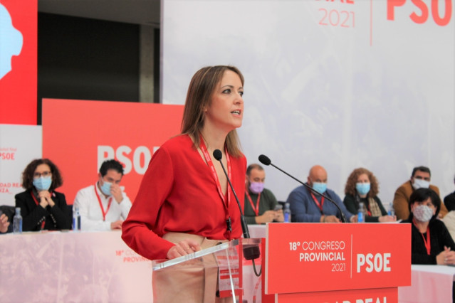La vicesecretaria general del PSOE de Castilla-La Mancha y eurodiputada, Cristina Maestre